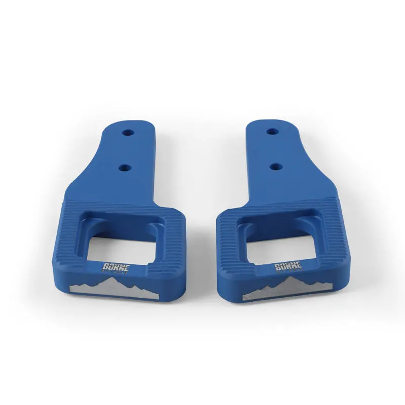 Borne Off-Road 2017+ Ford Raptor / 2009+ Ford F150 Borne Off-Road Billet Tow Hooks - Blue 1