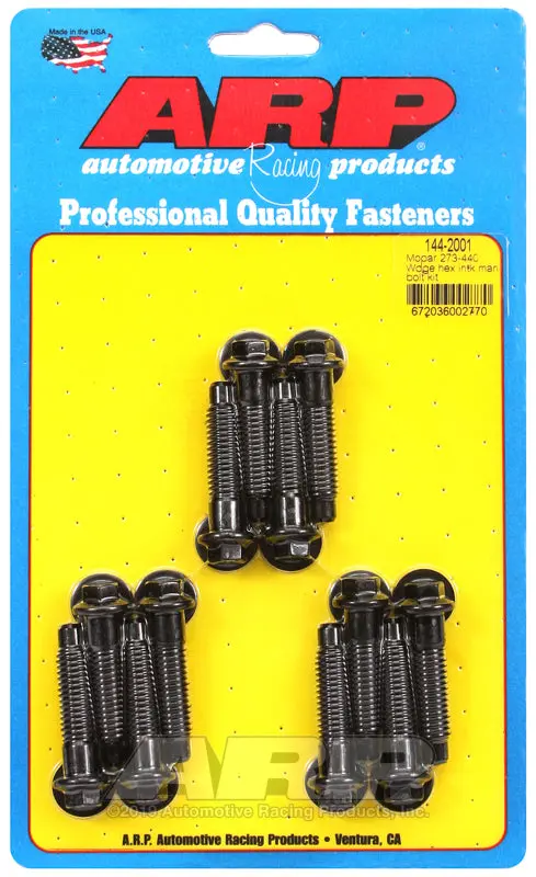 Arp Mopar 273-440 Wedge Hex Intake Manifold Bolt Kit 1