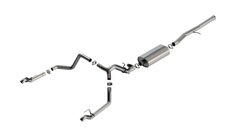 Borla 2024 Chevy Silverado 1500 6.2L V8 Touring Catback Exhaust (Use Fact Fascia Tips) 1