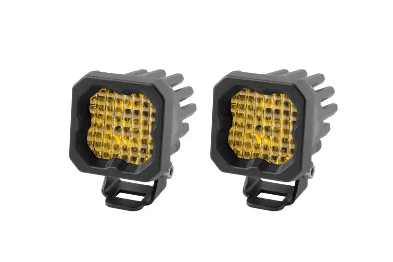 Diode Dynamics Stage Series C1 Led Pod Pro - Yellow Wide Standard Abl (Pair) 1