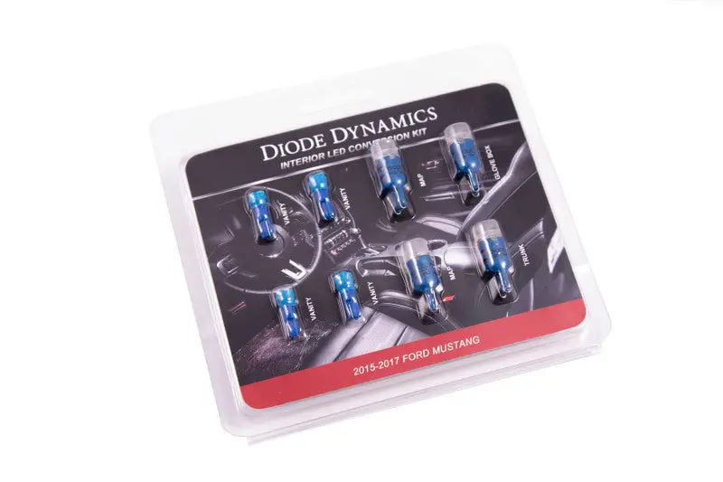 Diode Dynamics Mustang Interior Light Kit 15-17 Mustang Stage 2 - Blue 1