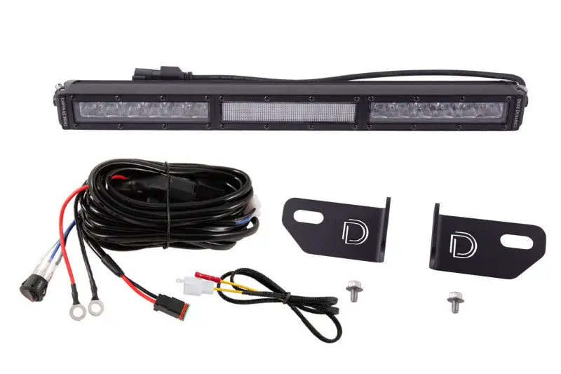 Diode Dynamics 19-21 Ford Ranger Ss18 Led Lightbar Kit - White Combo 1