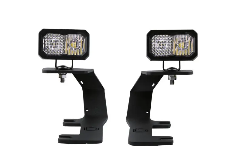 Diode Dynamics 14-19 Silverado/Sierra Ssc2 Led Ditch Light Kit - Pro White Combo 1