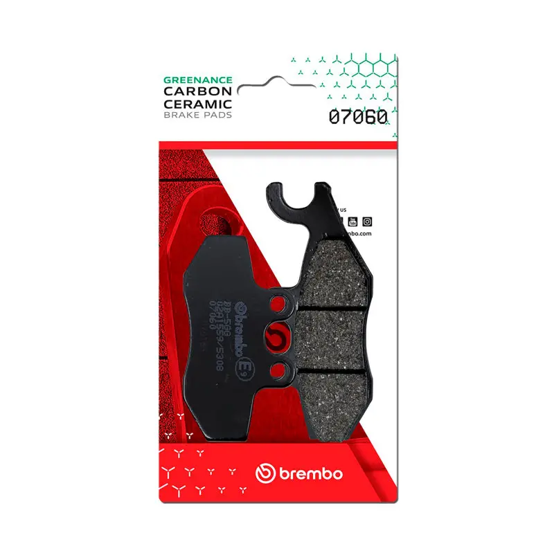 Brembo Oe Piaggio X-Evo/Piaggio Mp3/Piaggio X10/Piaggio Medley Carbon Ceramic Brake Pad - Rear 1