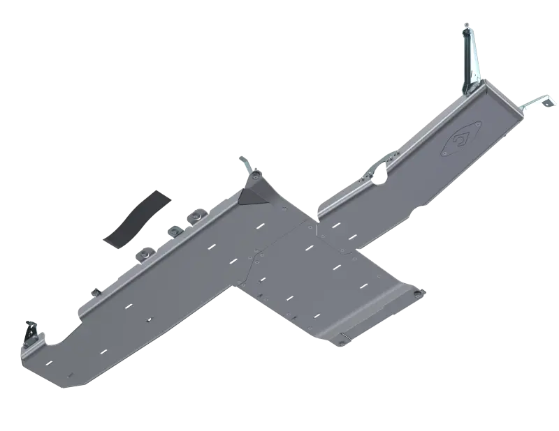 Artec Industries 21-25 Jeep Wrangler Jl Sahara Full Bellypan W/ Oil Door - 4 Door 3.6L Aluminum 1