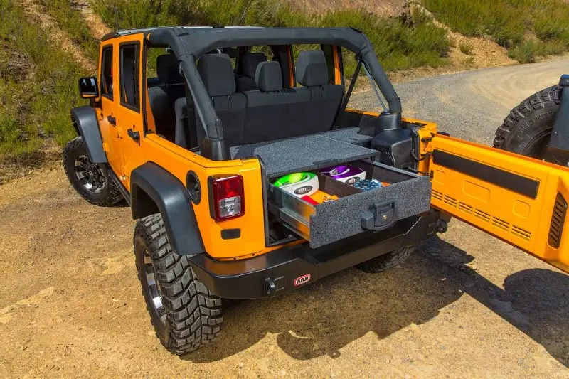Arb Complete Roller Drawer Kit Rdrf790 Jk 4Dr Plastic Trim/Subwoofer 1