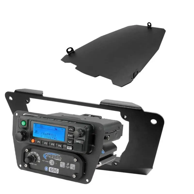 Rugged Radios Can-Am Comm/Maverick - Glove Box Multi-Mount Kit For M1/G1/Rm45/Rm60/Gmr45 W/Holes 1