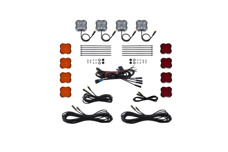 Diode Dynamics Single-Color Rock Light Installer Kit (4-Pack) 1