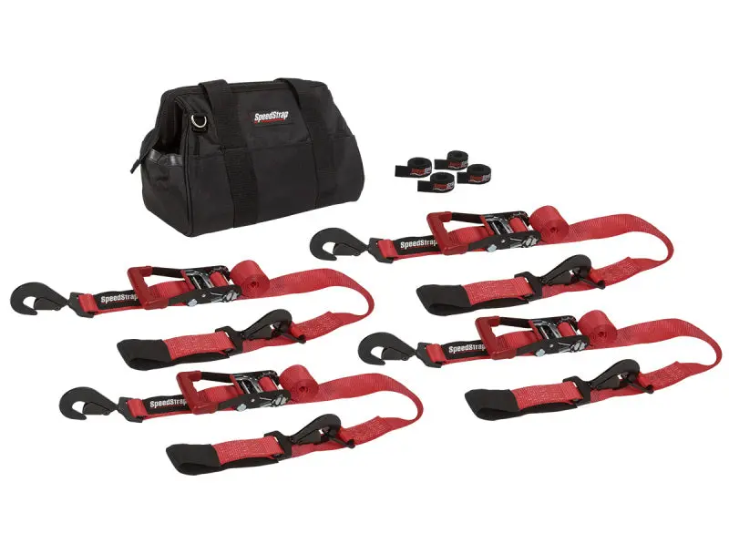 Speedstrap 2In Off-Road Tie-Down Kit - Red 1