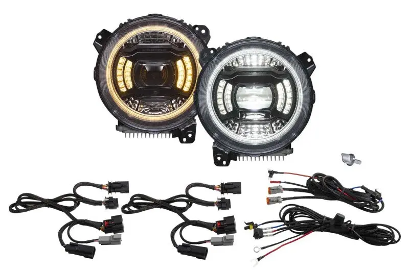 Diode Dynamics 18-23 Jeep Jl Wrangler Elite Max Led Headlamps 1