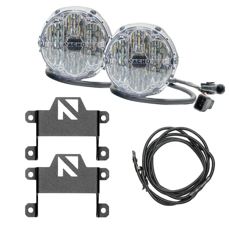 Arb Ford Bronco Nacho Sae Only Plug N Play Fog Light Kit - White 1
