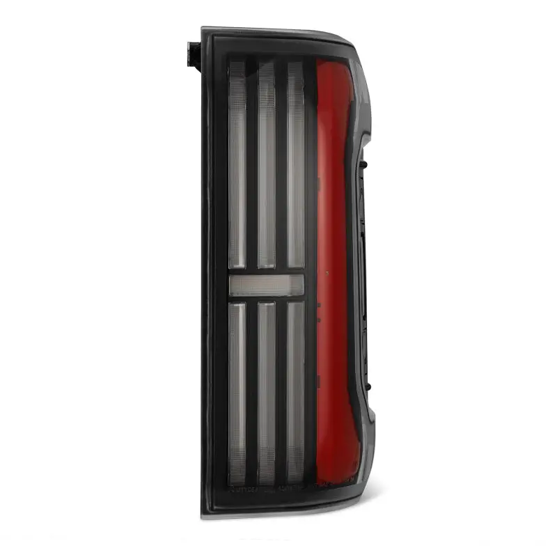 Alpharex 24-25 Toyota Tacoma Nova-Series Led Prismatic Tail Lights - Black Red 1
