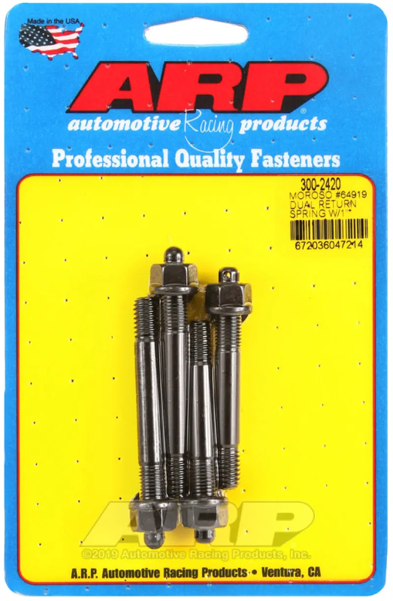 Arp Moroso 64919 Dual Return Spring W/ 1In Spacer Plate Pro Series Carb Stud Kit 1