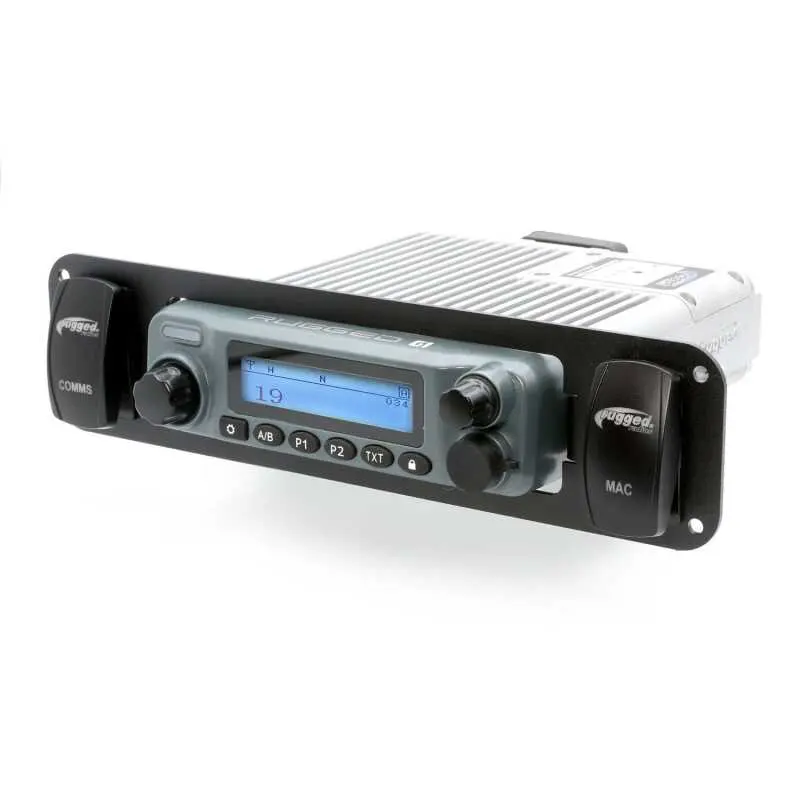 Rugged Radios In-Dash Mount With Two Switch Holes For Rugged Radios 1
