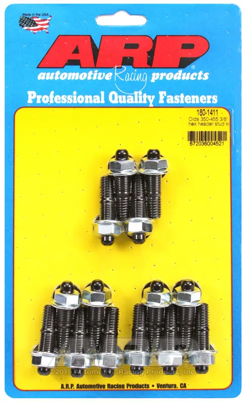 Arp Olds 350-455 3/8In Hex Header Stud Kit 1