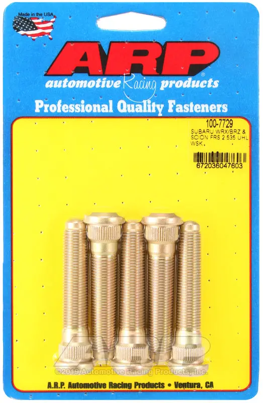 Arp 2015+ Subaru Wrx/Sti And 13+ Brz Extended 5 Wheel Stud Kit 1