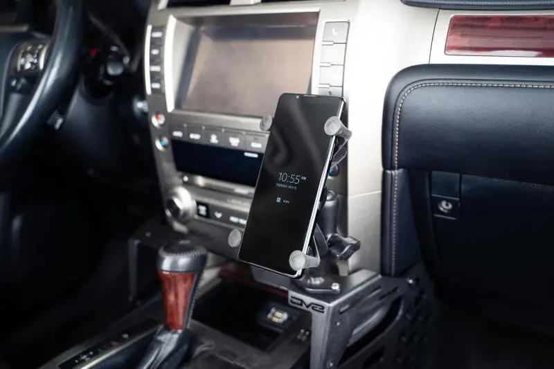 Dv8 Offroad 2010 Lexus Gx 460 Center Console Molle Panels & Digital Device Bridge 1
