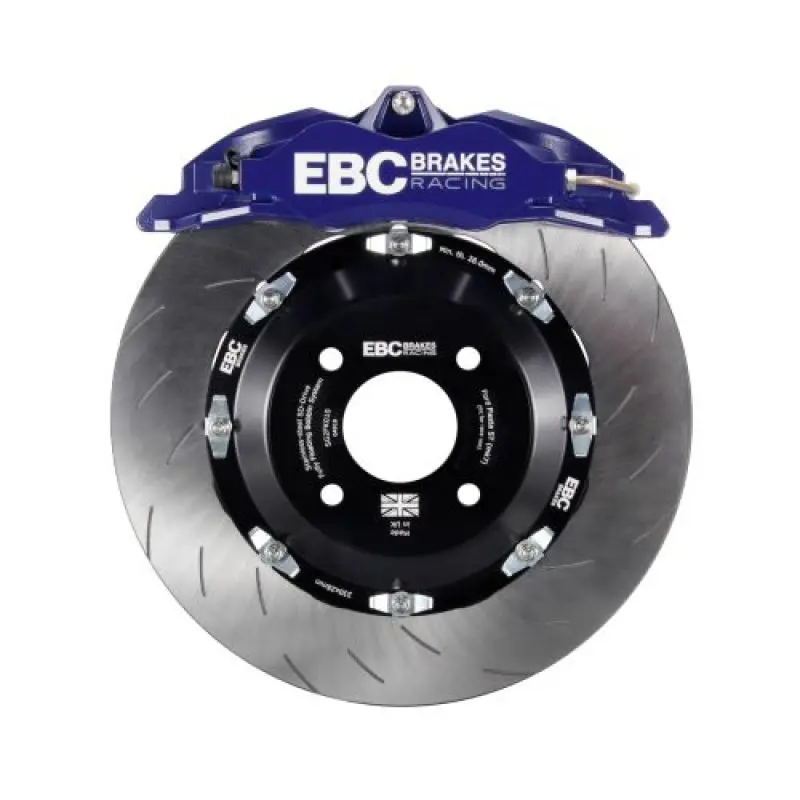 Ebc Racing 15-17 Ford Fiesta (Mk7) Blue Apollo-4 Calipers 300Mm Rotors Front Big Brake Kit 1