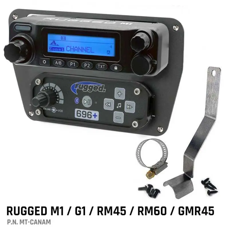 Rugged Radios Can-Am Commander Intercom And Radio Mount Rugged M1/G1/Rm45/Rm60/Gmr45 1