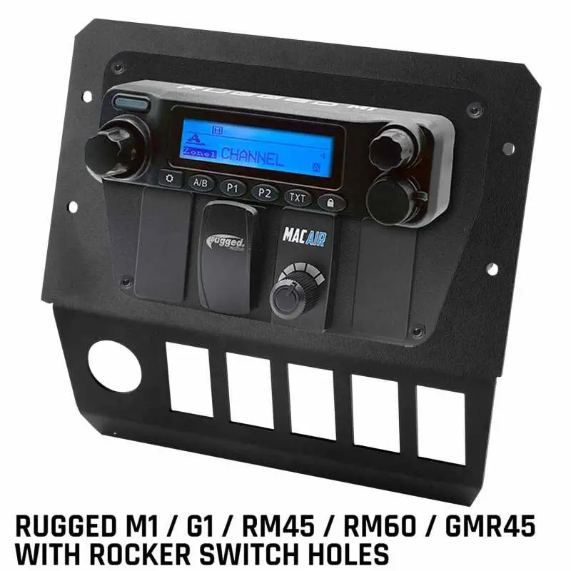 Rugged Radios Polaris General Multi Mount Kit - M1/G1/Rm45/Rm60/Gmr45 W/Switch Holes 1