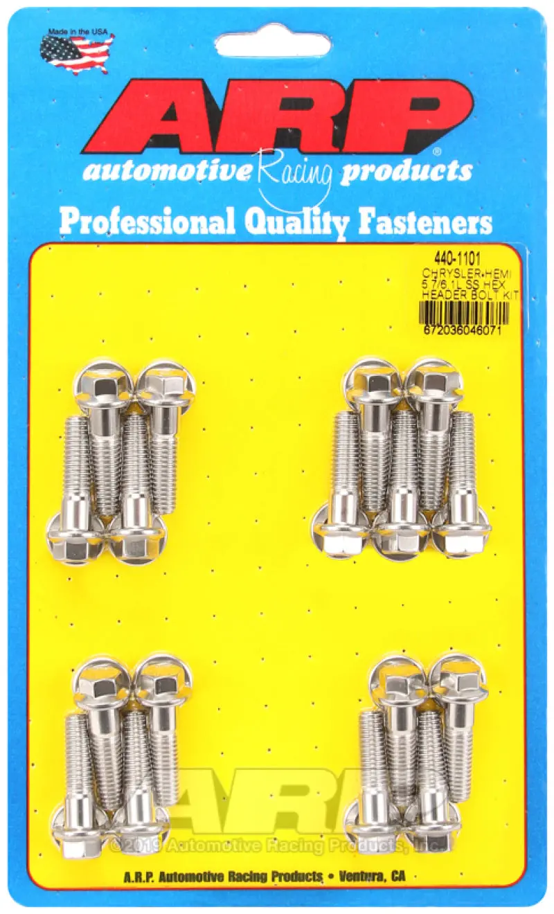 Arp Chrysler Hemi 5.7/6.1L Ss Hex Header Bolt Kit 1