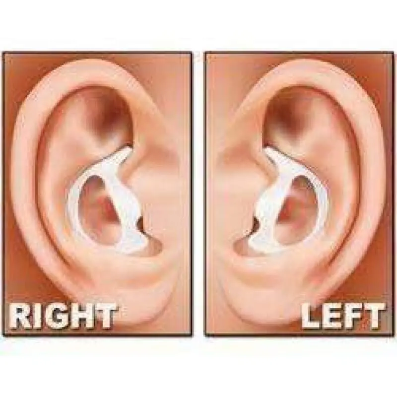 Rugged Radios Rubber Ear Mold Buds For Acoustic Tubes Left Ear / Dark Color 1