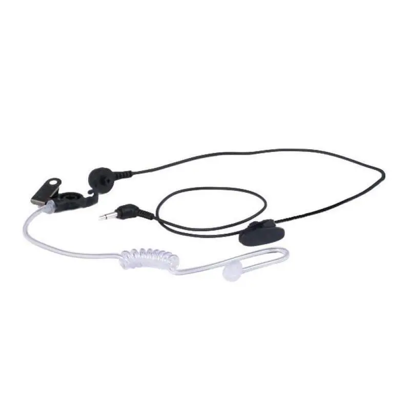 Rugged Radios Patrol Moto Kit - Ear Piece And Hand Mic With R1 (Safety Yellow) - Business Band Radio 1