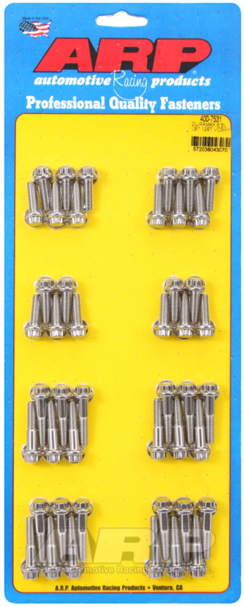 Arp Chevy Duramax 6.6L Lb7 12Pt Valve Cover Bolt Kit 1