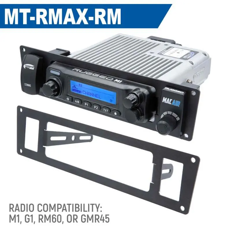 Rugged Radios Yamaha Wolverine Rmax Mount - Mobile Radio And Rocker Switches Gmr25 / Abm25 / Rm-25Wp 1