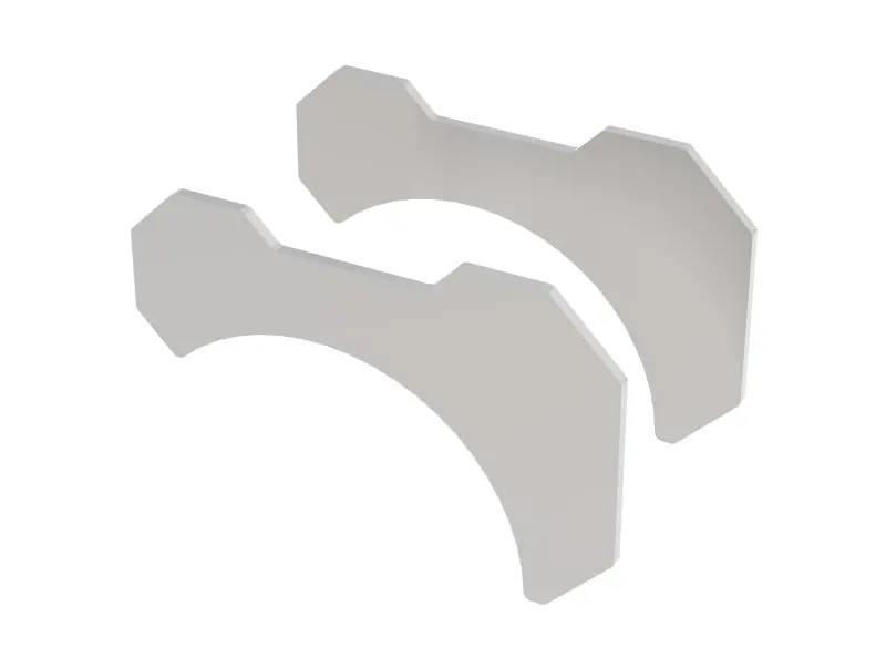 Borla Universal 2.5In T-304 Stainless Tube Bracket Kit 1
