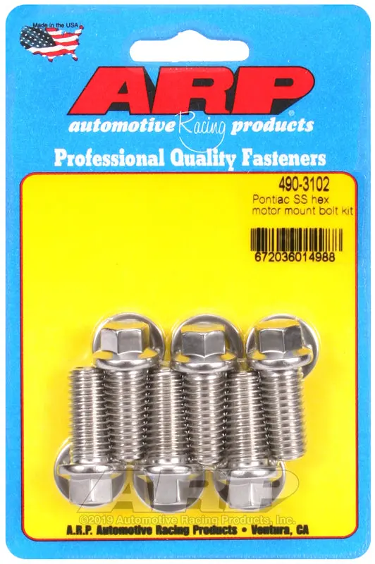 Arp Pontiac Ss Hex Motor Mount Bolt Kit 1