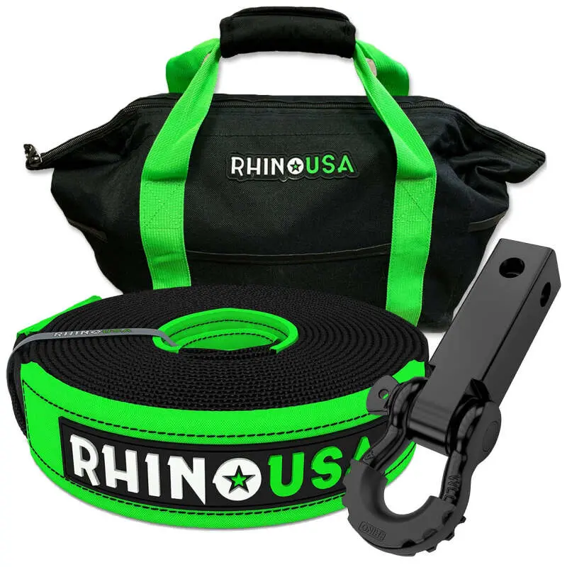 Rhino Usa 30Ft Tow Strap/Hitch Combo 1