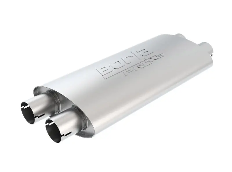 Borla Pro-Xs 2.25In Tubing 19In X 4In X 9.5In Oval Notched Dual In / Dual Out Muffler 1