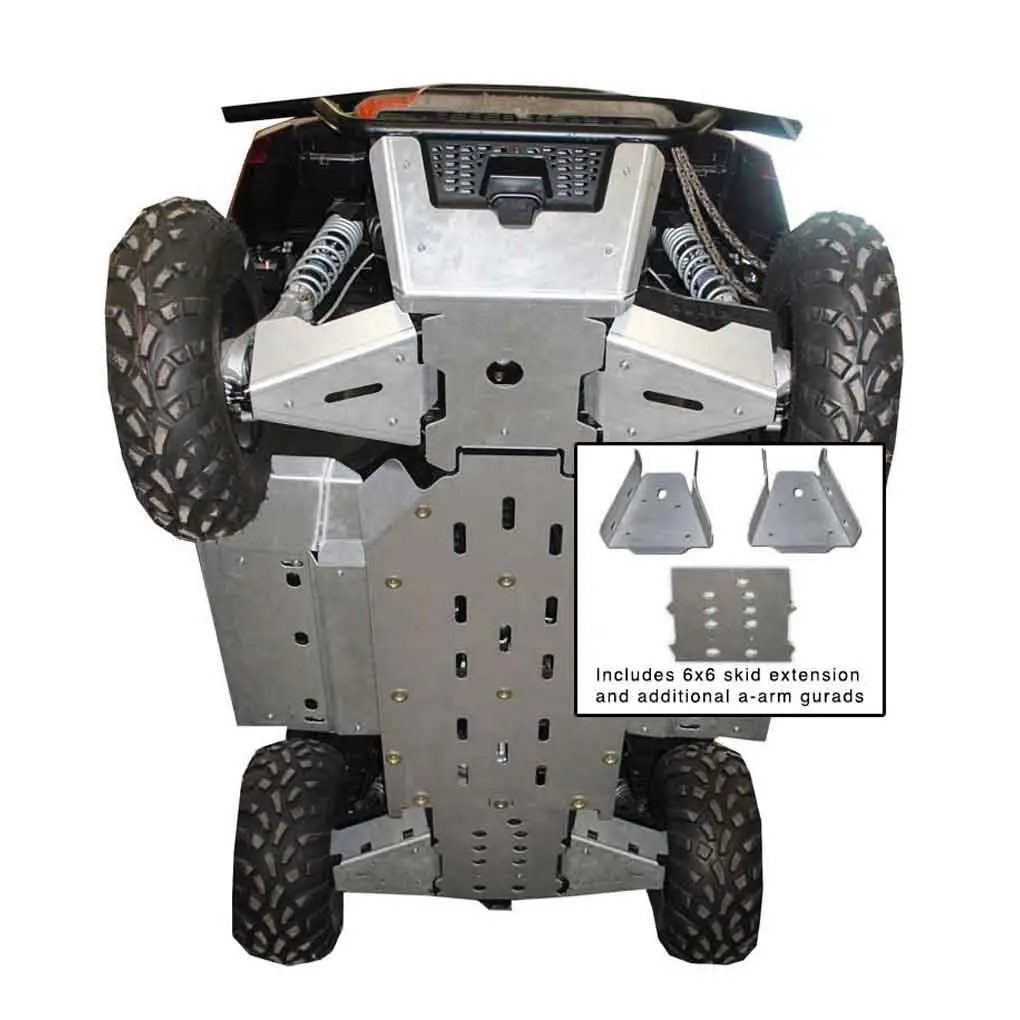 Complete Skid Plate Set  |  Polaris Ranger 800 6X6 1