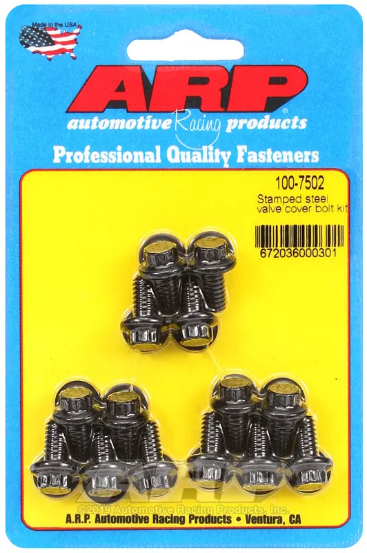 Arp Stamped Steel 12Pt Valve Cover Bolt Kit 1