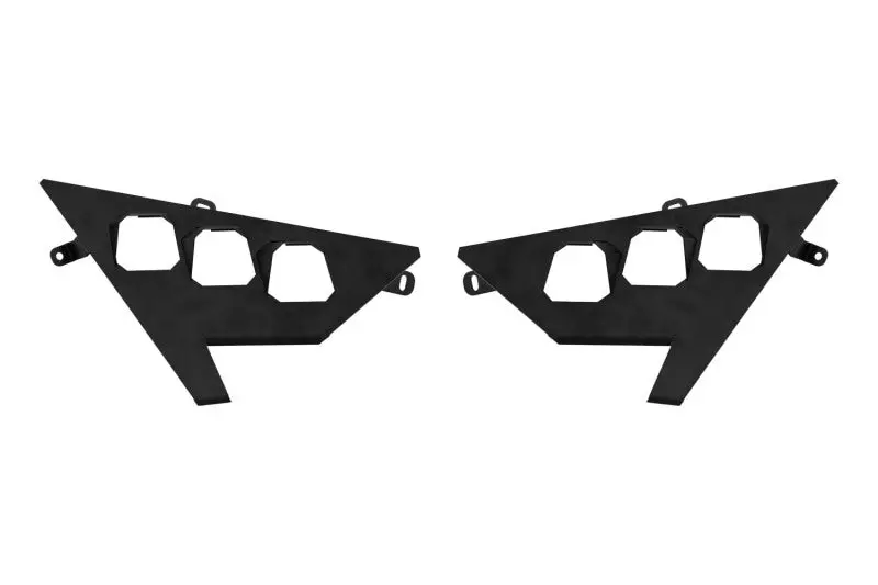 Diode Dynamics 20-Present Polaris Rzr C1 Headlight Mounting Bracket Kit (Pair) 1