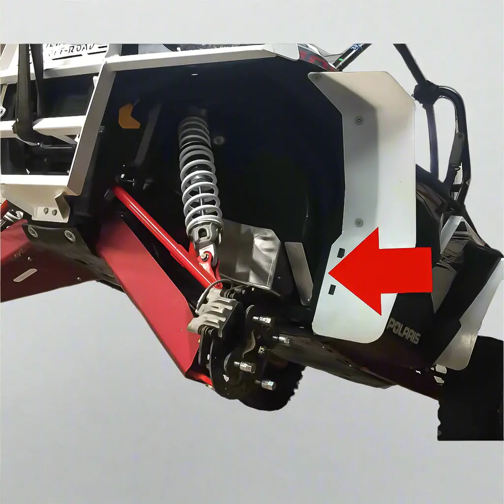 Footwell Skid Plate Set 2018-2021  |  Polaris Rzr Xp Turbo Dynamix 1