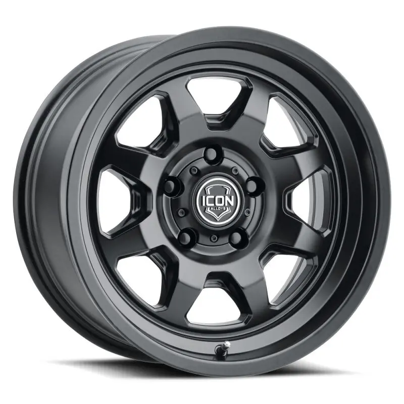 Icon Nuevo 17X8.5 / 6X5.5 / 25Mm Offset / 5.75In Bs - Satin Black Wheel 1