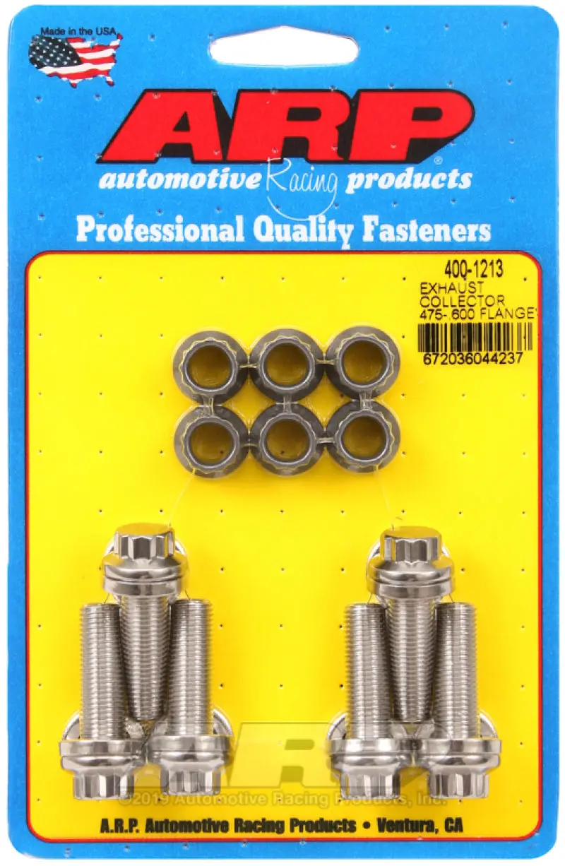 Arp Exhaust Collector .475-.600 Flange Bolt Kit 1