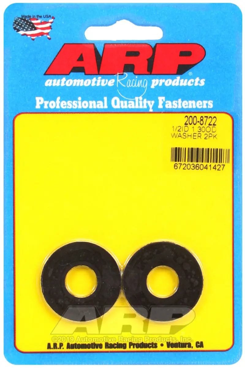 Arp 1/2 Id 1.30 Od Black Oxide Washer Kit (2 Pieces) 1