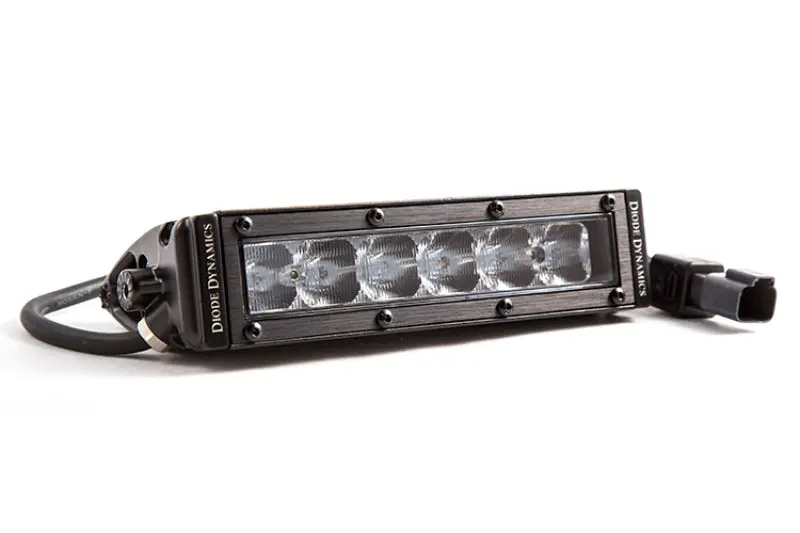 Diode Dynamics 6 In Led Light Bar Single Row Straight Ss6 - White Driving Light Bar (Single) 1