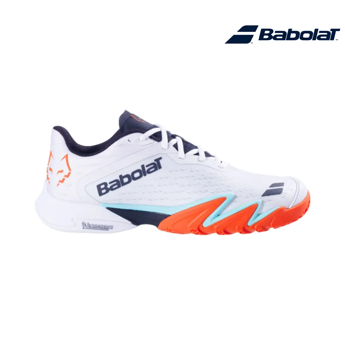 Babolat Premura 3 Lebron Men White/Orange| Padel Shoes 1