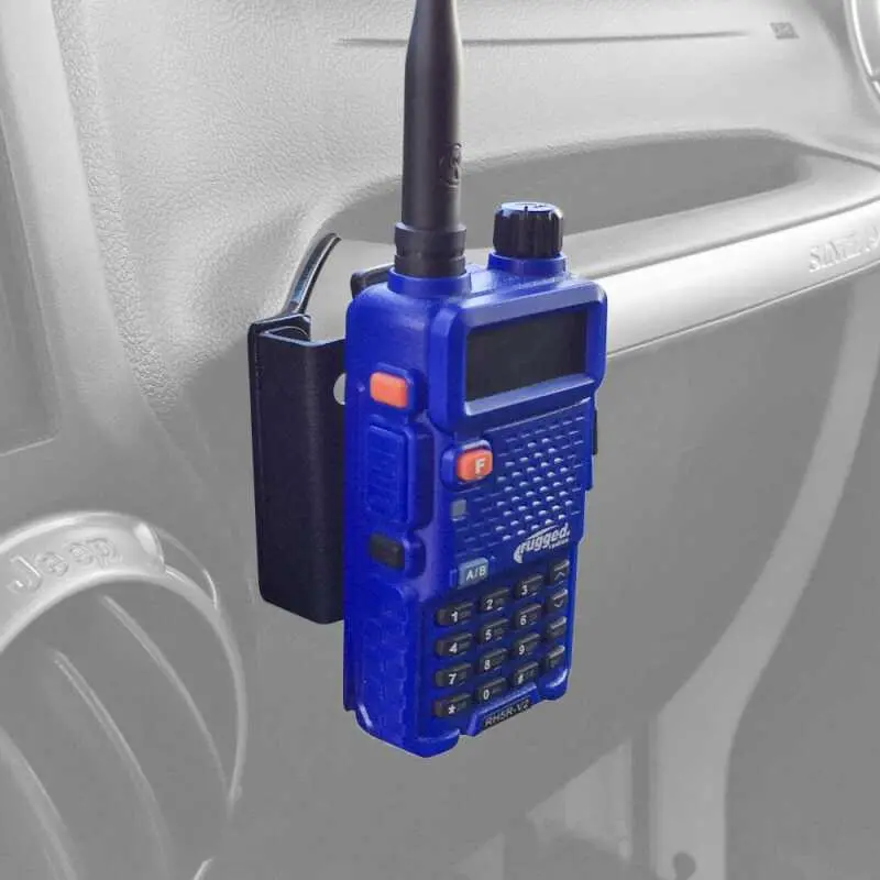 Rugged Radios Jeep Jk/Jku/Jl Handheld Radio Grab Bar Mount - Radio/Hand Mic Mount 1
