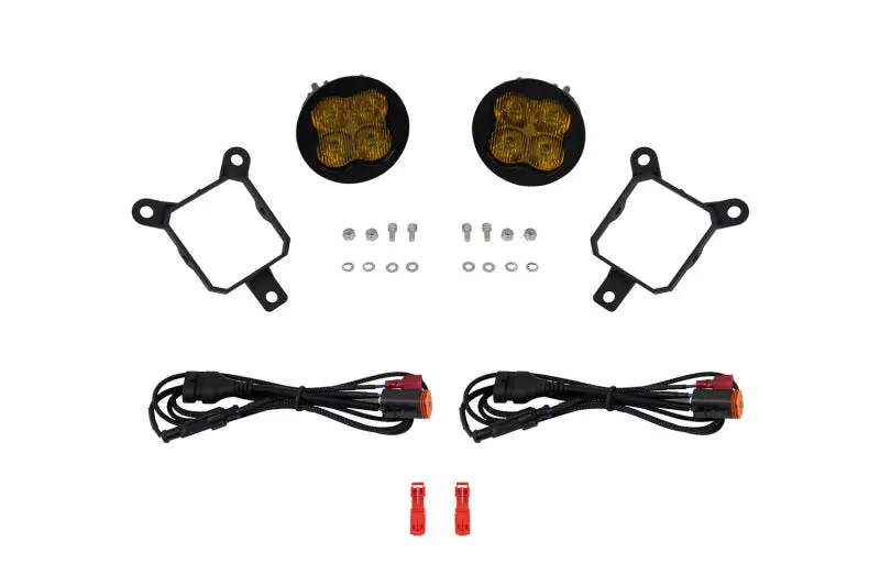 Diode Dynamics Ss3 Sae Type Y Fog Light Kit - Yellow Sae Fog 1