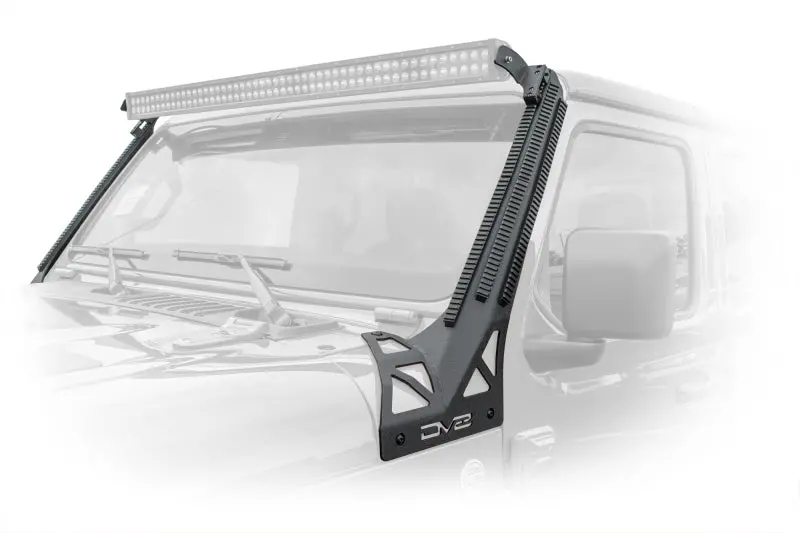 Dv8 Offroad 2018+ Jl/Gladiator Picatinny Rail A-Pillar Pod Led Light Mount 1