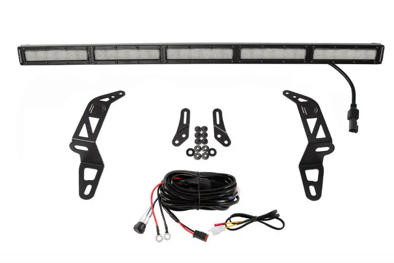 Diode Dynamics 18-21 Jeep Jl Wrangler/Gladiator Ss30 Bumper Bracket Kit - White Flood (Single) 1