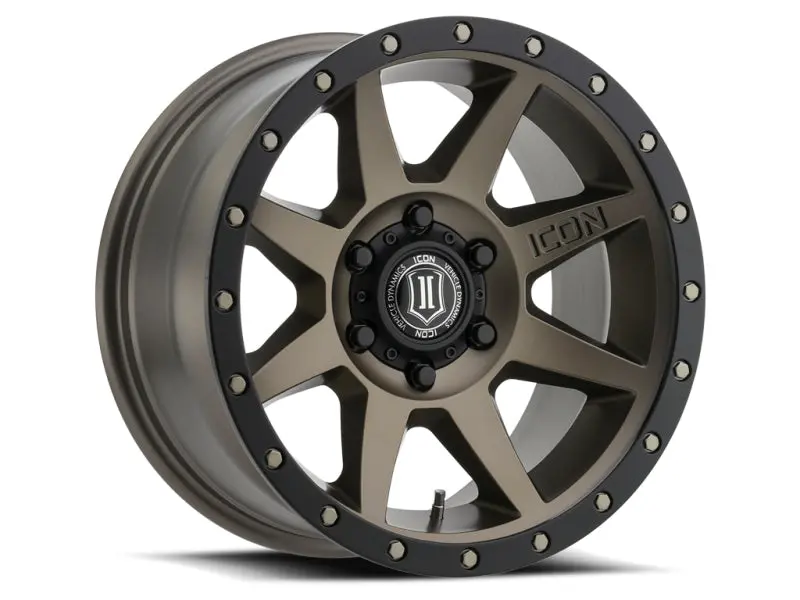 Icon Rebound Pro 17X8.5 Bronze Alloy Wheel – 6X135 Bolt Pattern, 6Mm Offset, 5In Backspace, 87.1Mm Hub Bore 1
