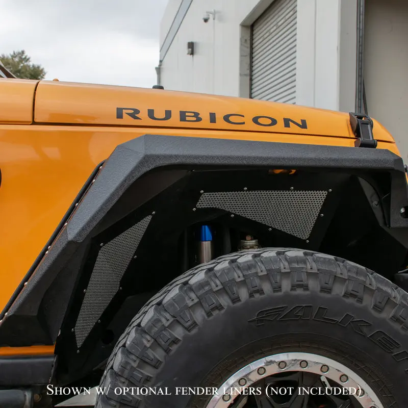 Dv8 Offroad Armor Fender Flares – Heavy-Duty Replacement For 2007–2018 Jeep Wrangler 1