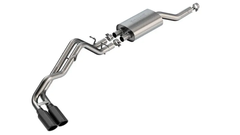 Borla 2024+ Ford Ranger Xlt S Type Catback System - Black Chrome 1