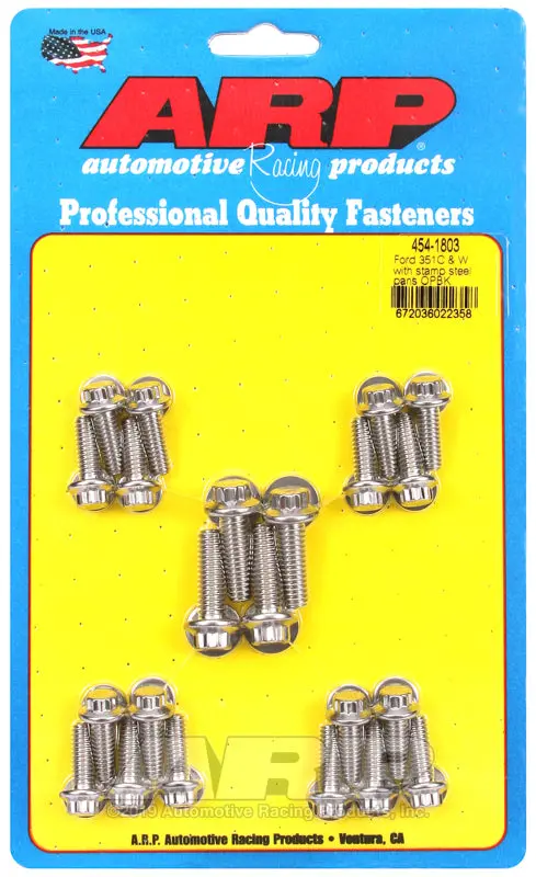Arp Ford Ss 12Pt 351C And W Oil Pan Bolt Kit 1